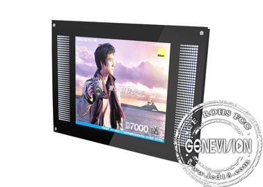 Ecrã panorâmico exposição do LCD da montagem da parede de 22 polegadas para o jogador audio video da foto