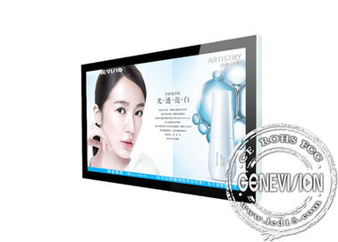 Jogador da propaganda exposição do LCD da montagem da parede de 65 polegadas com quadro da foto