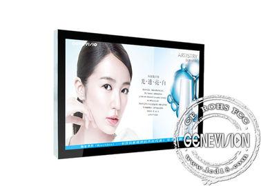 Jogador da propaganda exposição do LCD da montagem da parede de 65 polegadas com quadro da foto