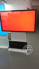 Bandeira interativa Rotatable da exposição vertical horizontal flexível do Signage de Digitas do quiosque do Lcd