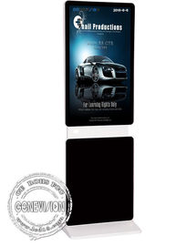 Wifi digital advertisting todo do signage do quiosque do tela táctil de Mercedes em um painel LCD rotatable