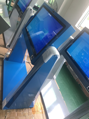 Windows Standing Base Outdoor Touch Screen Kiosk All In One Monitor de reconhecimento facial