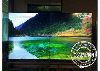 55&quot; parede video do Signage de Digitas da moldura de Samsung 3.5mm da corrente de margarida, 500cd/m2 da entrada grande da parede HDMI da tela