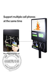 21,5 apoio Android do quiosque do Signage do LCD Wifi Digitas da polegada e carregamento de Iphone