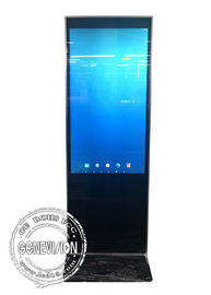 Moldura estreita 10 painel LCD do ósmio de Android 5,1 do Signage de Digitas do tela táctil do IR do ponto 49 polegadas
