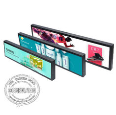 Tela longa brilho alto esticado da exibição de vídeo interna do LCD do Signage de Digitas 19,7 polegadas