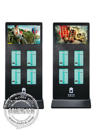 Signage de Wifi Digital da máquina de venda automática da doca 32 polegadas que compartilham da estação do arrendamento do banco do poder
