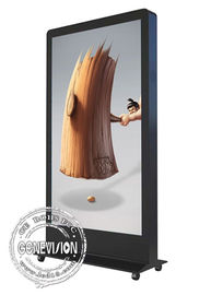 Tela táctil de Android 6,0 fora do Signage de Digitas quiosque da propaganda do LCD da câmera do reconhecimento de cara de 65 polegadas