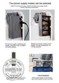 Signage de Digitas do quiosque da câmera do detector da temperatura 21,5 polegadas com o distribuidor desinfetante do álcool do gel do Sanitizer da mão