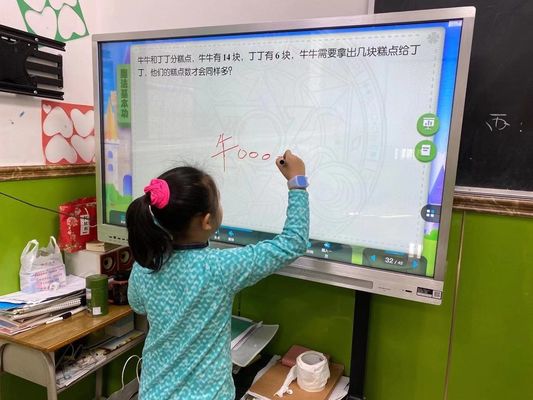 86&quot; tela táctil inerente Whiteboard do LCD do microfone da sala de aula