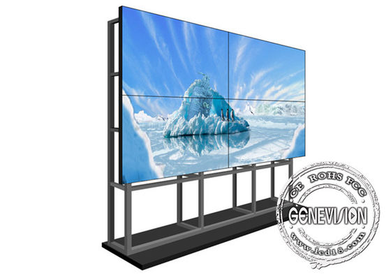 BOE 3x3 55&quot; exposição de parede video do LCD com a moldura sem emenda de 3.5mm