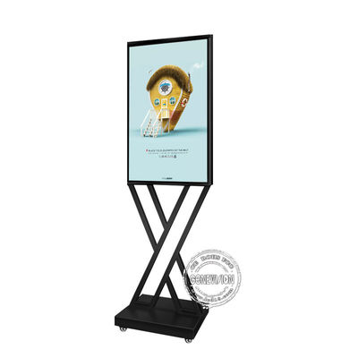 Exposição portátil do Signage de Android 7,1 500cd/m2 TFT LCD Digital