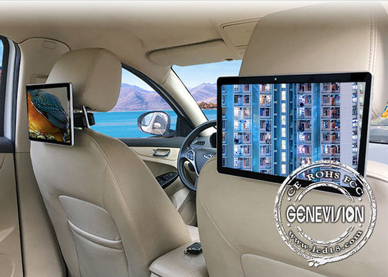 10,1 do” Signage plásticos de Android Digital do monitor da cabeceira do táxi do tela táctil do painel IPS com 4G e GPS
