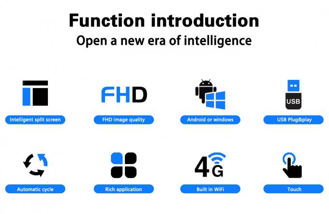 Elevador de Parede Android 21.5" 32" 18.5" Smart Video Player em Software de Controle Remoto 2