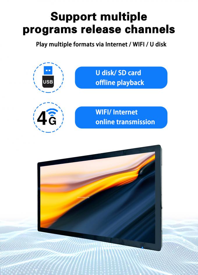 Elevador de Parede Android 21.5" 32" 18.5" Smart Video Player em Software de Controle Remoto 3