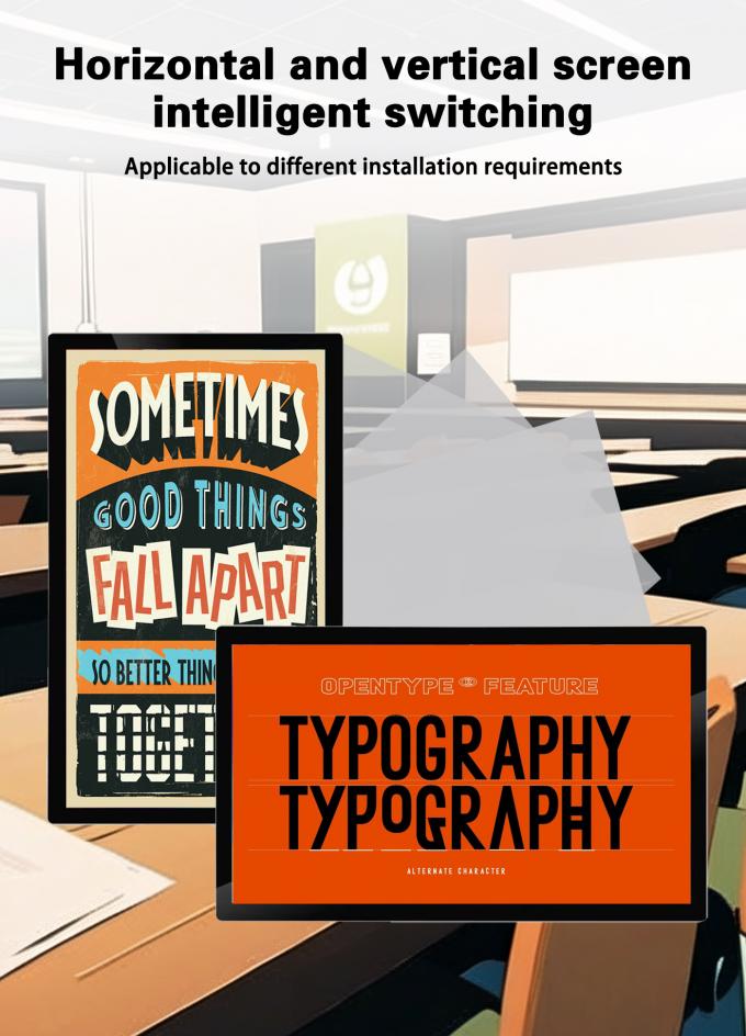 Elevador de Parede Android 21.5" 32" 18.5" Smart Video Player em Software de Controle Remoto 4