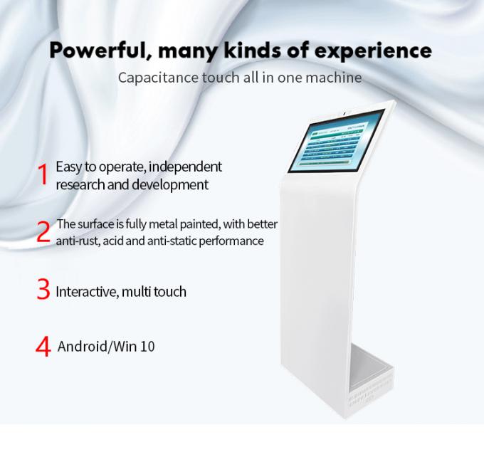 Quiosque Touch Screen Self-Service All-in-One de 21,5" para Hospitais, Bancos e Finanças com Sistema Automático de Fila e Informações de Consulta 5