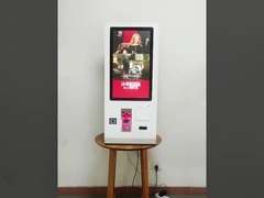 24 polegadas Recepção do hotel Check-in Out máquina de pagamento de auto-serviço com dispensador de cartão