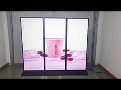 Efeito de exibição de parede de vídeo com tela conjunta 4K de 69,3