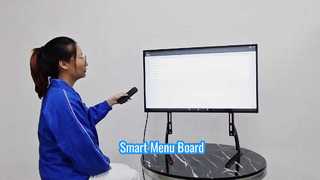 Placa de menu Android de ângulo reto de 32" 43" com CMS grátis e servidor em nuvem