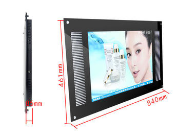 painel de exposição do LCD da montagem da parede de 26 polegadas para o vídeo, áudio, jogador da imagem