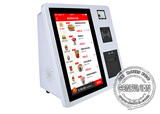Posição da tabela do serviço do auto da máquina do pagamento com cartão de crédito do tela táctil de 15,6 polegadas