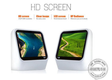 Propaganda da exposição do LCD da montagem da parede de 15 polegadas/signage video dinâmico da tela do toalete
