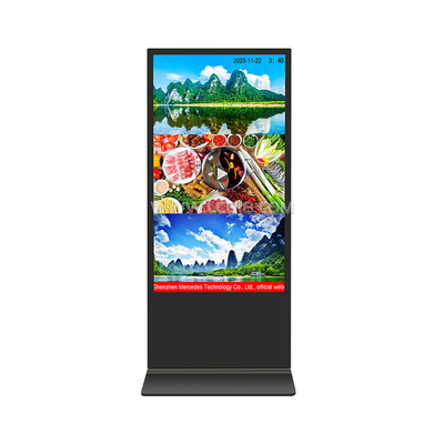 65&quot; 75&quot; 85&quot; Indoor Floor Standing Android 11 OS 4K Mall Publicidade Quiosque Digital Signage Totem