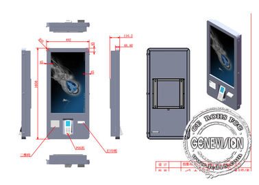 Restaurante máquina do pagamento do LCD do quiosque 3G 4G 5G/despensa do serviço de um auto de 32 polegadas