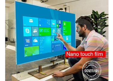 Parede Nano transparente do toque do quiosque capacitivo interativo do tela táctil do filme PCAP da folha do toque