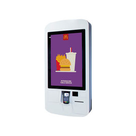 Anunciando o sistema pedindo da posição da máquina do restaurante do Signage de Wifi Digital da exposição
