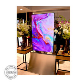 55&quot; jogador capacitivo da propaganda do toque do quiosque de vidro transparente do Signage do LCD Digital da tela do LG