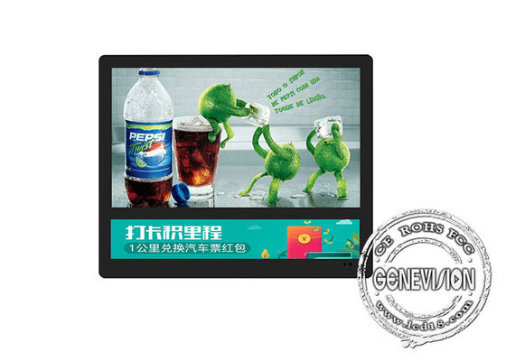exposição do Signage de 250cd/m2 LCD Digital para a propaganda do elevador