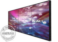 Ultra Narrow Bezel 55" Digital Signage Video Wall 1080P HD 3.5mm 500 Brightness
