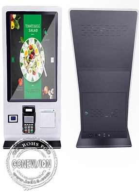 24 quiosque Desktop do tela táctil do pagamento do serviço do auto de WiFi da polegada que apoiam o cartão de crédito de NFC