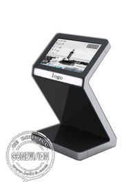 Brilho alto computador da exposição do quiosque do tela táctil de 32 polegadas ou configuração de Android, suporte Z-dado forma bonito
