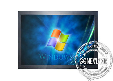 quiosque da tela de toque 500cd/m2, PC completo do toque fixado na parede