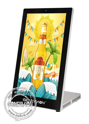 Publicidade de tela de desktop super elegante de 15,6 polegadas para restaurante