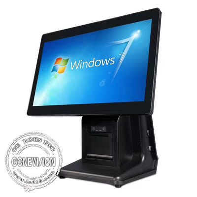 Pagamento Loja de varejo POS Monitor de toque Código QR e impressora para autoatendimento