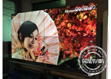 CCC 250W 55 da polegada do LCD Digitas do Signage da parede moldura video 1.8mm do estreito ultra