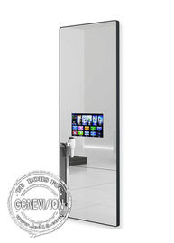 Signage de controle remoto de Digitas do painel original inerente brilhante do LG do sensor do corpo da exposição do LCD da montagem da parede do espelho 49inch