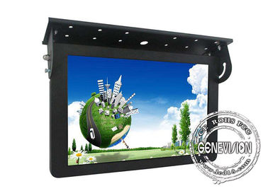 indicação viva da sincronização do apoio do Signage de Digitas do córrego do Portable de Android 3G/4G GPS Wifi da tela da tevê do ônibus de 21.5inch 1080p