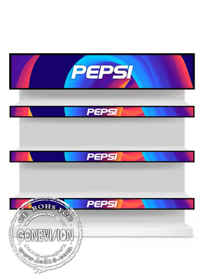47.1 polegada 4K Supermaket Shelf Edge Android LCD Bar Display Grátis Cloud Server Software USB Atualização Monitor alongado