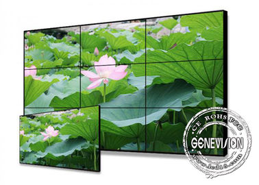 49 parede estreita video do vídeo da moldura da parede 450cd/m2 8mm do Signage de Digitas da polegada