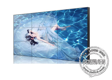 55 moldura estreita super video 4K UHD da parede 3.5mm do Signage de Digitas da polegada para o governo/polícia