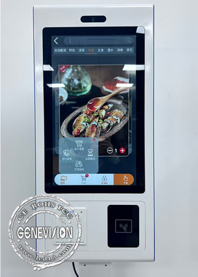 21.5 polegadas de tela sensível ao toque Quiosque de pagamento com impressora de recibos e scanner de código QR