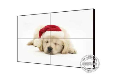 Função video da tala da tevê Multiscreen do Lcd da parede do Signage profissional fixado na parede de Digitas