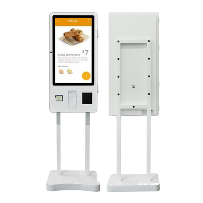 32 polegadas Desktop/coluna Android ou Windows Self-Service Kiosk com Scanner de impressora