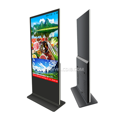 55 polegadas 4K touch screen quiosque interior Totem de educação interativa para o campus