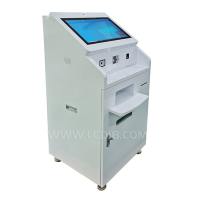 21.5 Inch Bank A4 Paper Impressing Self-Service Kiosk Com Câmera 5MP